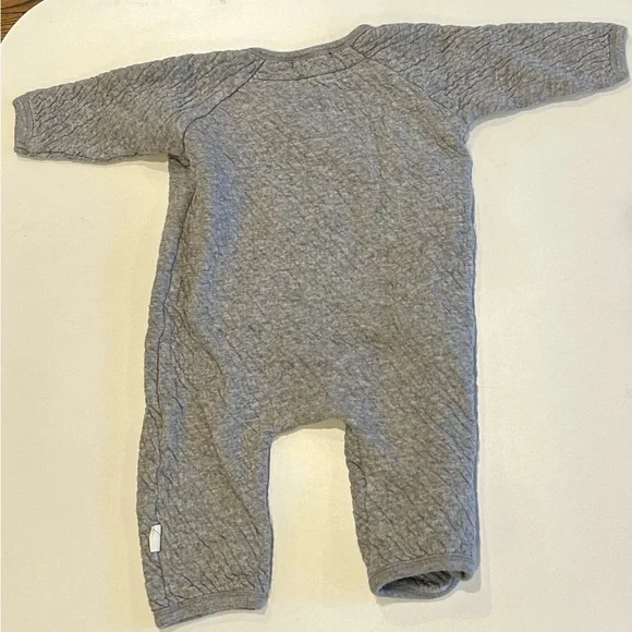 Burt's Bees Quilted Wrap Front Jumpsuit and Coordinating Pants - 3-6 Months - Picture 5 of 7